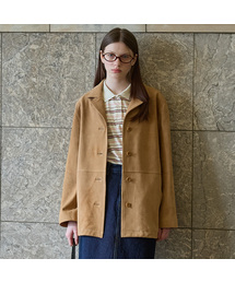 SUEDE LEATHER JACKET_2COLORS