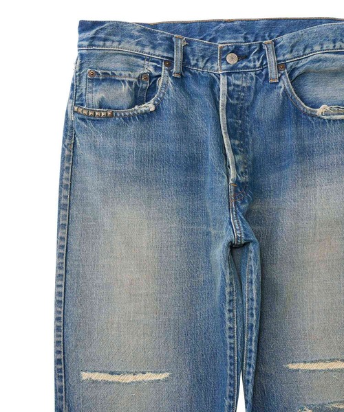 HYSTERIC GLAMOUR(ヒステリックグラマー)の「AAR加工 ストレートデニムパンツ(その他パンツ・メンズ・ダークインディゴブルー・28inch/29inch/30inch/31inch/32inch/34inch)」の4枚目の写真