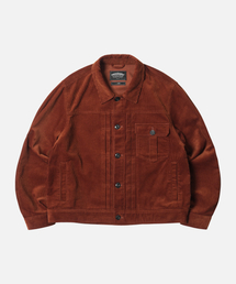 CORDUROY TRUCKER JACKET _ BRICK