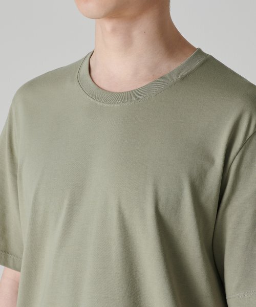 MUSINSA STANDARD（ムシンサスタンダード）の「[クールタンダード] ベーシッククルーネックTシャツ [セージ]（Tシャツ/カットソー・メンズ・その他・X-LARGE/XX-LARGE/SMALL/MEDIUM/LARGE）」の6枚目の写真