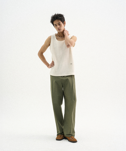 TRIP LE SENS(トリップ ル センス)の「ウェイヴンロゴプレートスリーブレス_アイボリー(Tシャツ/カットソー・メンズ・その他・MEDIUM/LARGE)」の6枚目の写真