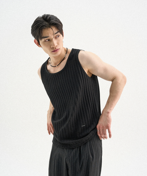 TRIP LE SENS(トリップ ル センス)の「ウェイヴンロゴプレートスリーブレス_アイボリー(Tシャツ/カットソー・メンズ・その他・MEDIUM/LARGE)」の19枚目の写真