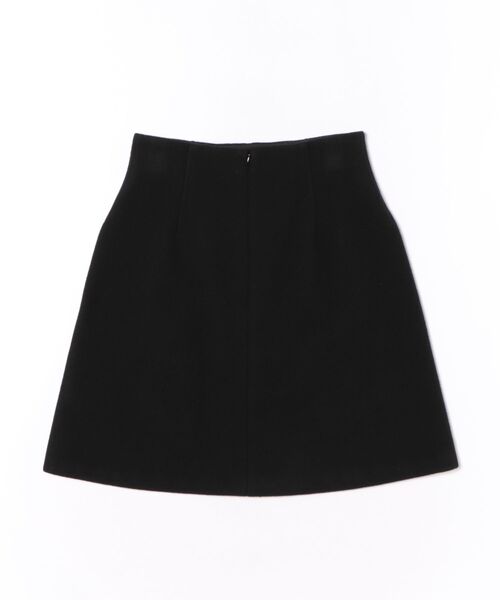 STRAWBERRY-FIELDS（ストロベリーフィールズ）の「ラムウールメルトン_ウールミニスカート（スカート・レディース・レッド系その他/ブラック/オフホワイト・2）」の11枚目の写真