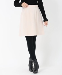 STRAWBERRY-FIELDS | ラムウールメルトン_ウールミニスカート(スカート)