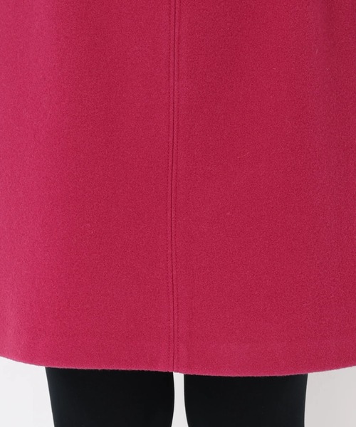 STRAWBERRY-FIELDS（ストロベリーフィールズ）の「ラムウールメルトン_ウールミニスカート（スカート・レディース・レッド系その他/ブラック/オフホワイト・2）」の9枚目の写真