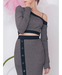 EATME | 【SETUP】バイカラーワンショルTOP(Tシャツ/カットソー)