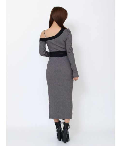 EATME（イートミー）の「【SETUP】バイカラーワンショルTOP（Tシャツ/カットソー・レディース・ピンク/グレー/ブラック・FREE）」の22枚目の写真