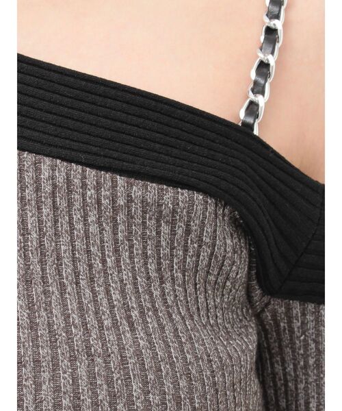 EATME（イートミー）の「【SETUP】バイカラーワンショルTOP（Tシャツ/カットソー・レディース・ピンク/グレー/ブラック・FREE）」の16枚目の写真