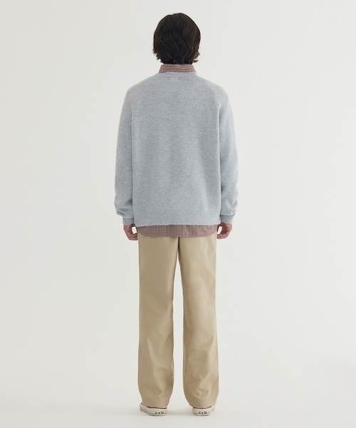 COVERNAT（カバーナット）の「HAIRY RAGLAN KNIT（ニット/セーター・メンズ・アイボリー/グリーン/ライトグレー・X-LARGE/LARGE/MEDIUM/SMALL/X-SMALL/XX-LARGE）」の18枚目の写真