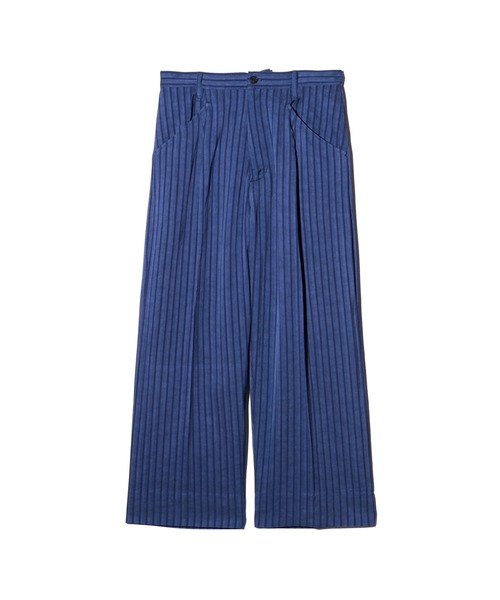 glamb（グラム）の「Stripe Jacquard Linen Pants / ストライプジャガードリネンパンツ（スラックス・メンズ・ホワイト/ブラック/ブルー・S/M/L）」の6枚目の写真