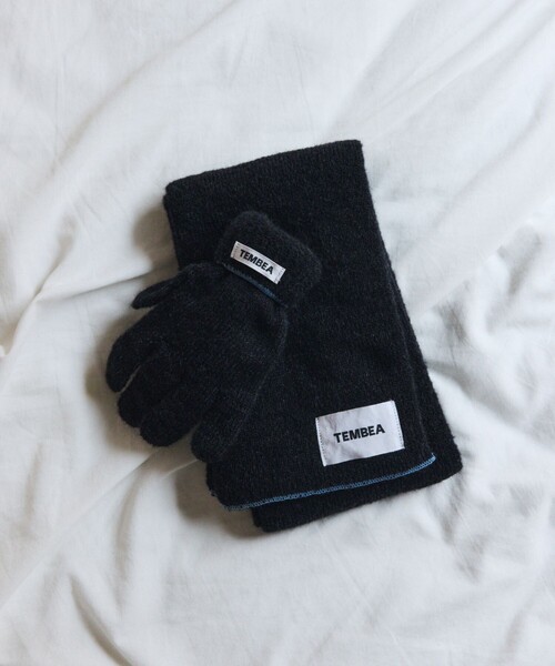 TEMBEA(テンベア)の「TEMBEA × FREAK'S STORE/テンベア × フリークスストア 別注MUFFLER WOOL 別注ウール マフラー(マフラー・メンズ・ライトグレー/ナチュラル/チャコールグレー/グレー・ONE SIZE)」の8枚目の写真