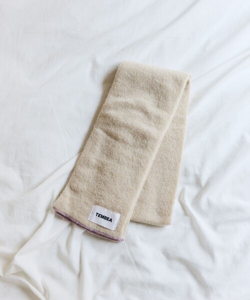 TEMBEA(テンベア)の「TEMBEA × FREAK'S STORE/テンベア × フリークスストア 別注MUFFLER WOOL 別注ウール マフラー(マフラー・メンズ・ライトグレー/ナチュラル/チャコールグレー/グレー・ONE SIZE)」の9枚目の写真