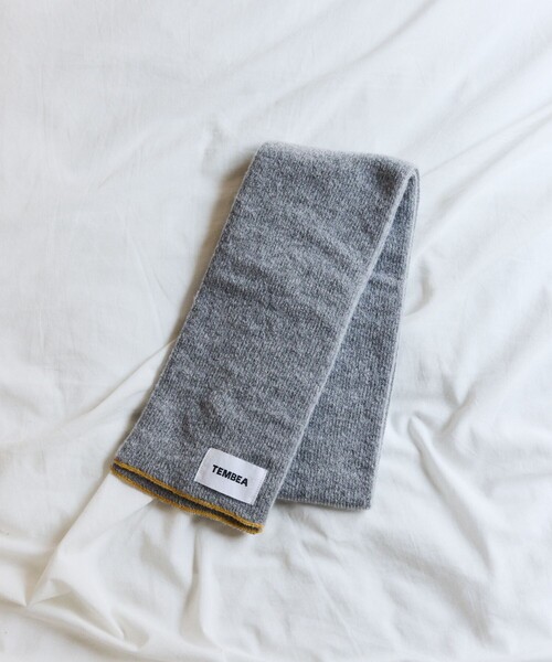 TEMBEA(テンベア)の「TEMBEA × FREAK'S STORE/テンベア × フリークスストア 別注MUFFLER WOOL 別注ウール マフラー(マフラー・メンズ・ライトグレー/ナチュラル/チャコールグレー/グレー・ONE SIZE)」の10枚目の写真