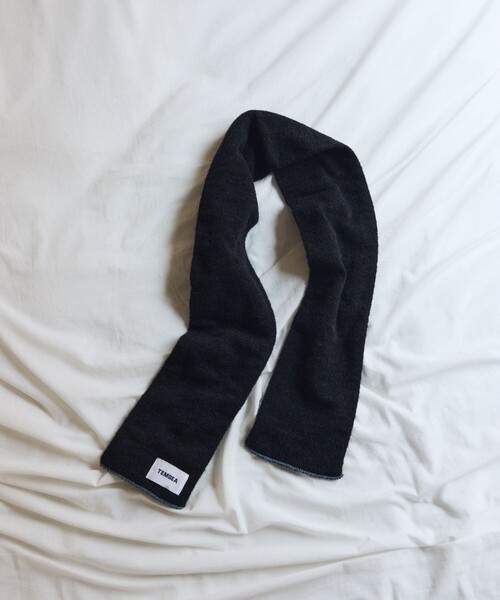 TEMBEA(テンベア)の「TEMBEA × FREAK'S STORE/テンベア × フリークスストア 別注MUFFLER WOOL 別注ウール マフラー(マフラー・メンズ・ライトグレー/ナチュラル/チャコールグレー/グレー・ONE SIZE)」の13枚目の写真