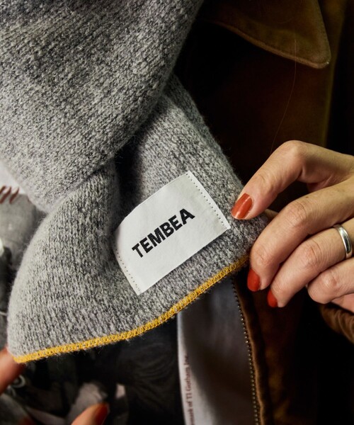 TEMBEA(テンベア)の「TEMBEA × FREAK'S STORE/テンベア × フリークスストア 別注MUFFLER WOOL 別注ウール マフラー(マフラー・メンズ・ライトグレー/ナチュラル/チャコールグレー/グレー・ONE SIZE)」の22枚目の写真