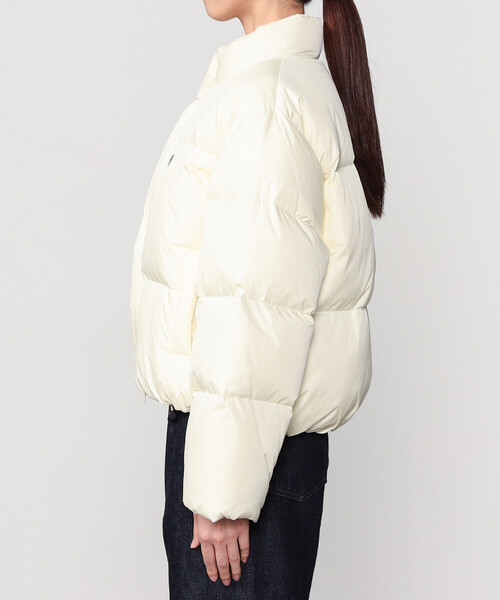 GYMPHLEX(ジムフレックス)の「Gymphlex | ナイロン ダウンショートジャケット WOMEN(ダウンジャケット/コート・レディース・アイボリー/チャコール・14)」の14枚目の写真