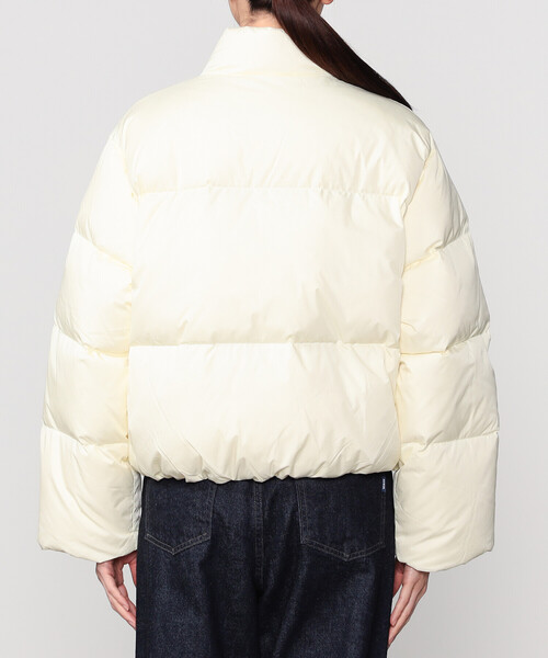 GYMPHLEX(ジムフレックス)の「Gymphlex | ナイロン ダウンショートジャケット WOMEN(ダウンジャケット/コート・レディース・アイボリー/チャコール・14)」の15枚目の写真