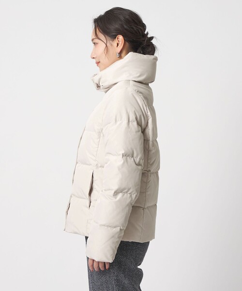 A DAY IN THE LIFE UNITED ARROWS(アデイインザライフユナイテッドアローズ)の「ショール ダウンジャケット <A DAY IN THE LIFE>(ダウンジャケット/コート・レディース・ダークグレー/ブラック/ナチュラル・38/40)」の11枚目の写真