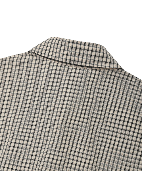 Retriever Club（レトリーバークラブ）の「CHECK CROP SHIRTS [BEIGE]（シャツ/ブラウス・レディース・その他・FREE）」の5枚目の写真