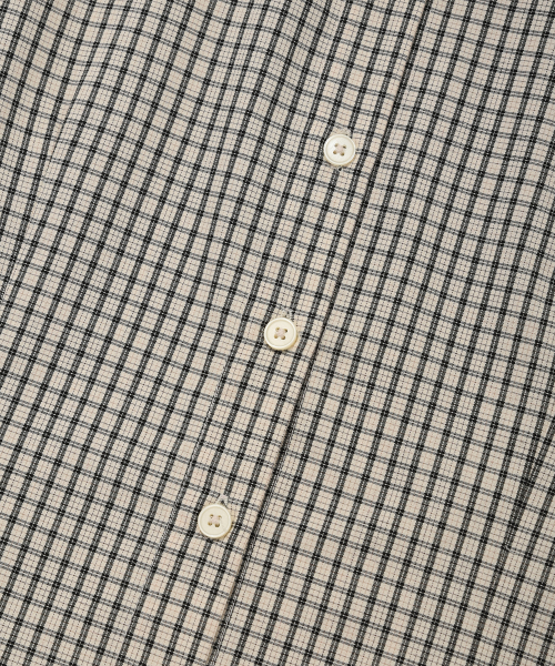 Retriever Club（レトリーバークラブ）の「CHECK CROP SHIRTS [BEIGE]（シャツ/ブラウス・レディース・その他・FREE）」の6枚目の写真