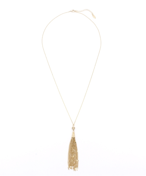 ROPE' PICNIC（ロペピクニック）の「チェーンフリンジトップネックレス（ネックレス・レディース・ゴールド/シルバー・FREE）」の3枚目の写真