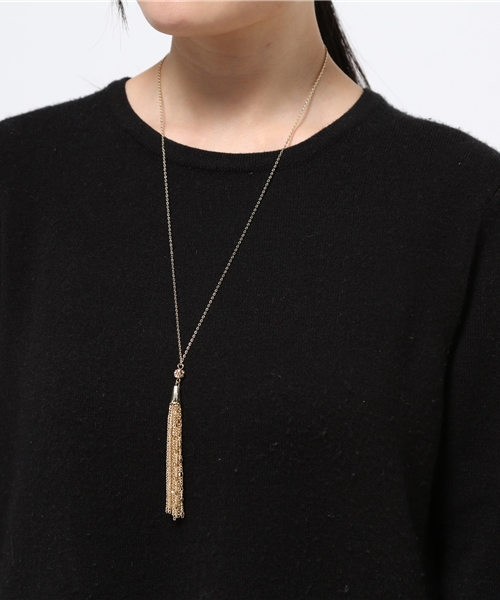 ROPE' PICNIC（ロペピクニック）の「チェーンフリンジトップネックレス（ネックレス・レディース・ゴールド/シルバー・FREE）」の7枚目の写真