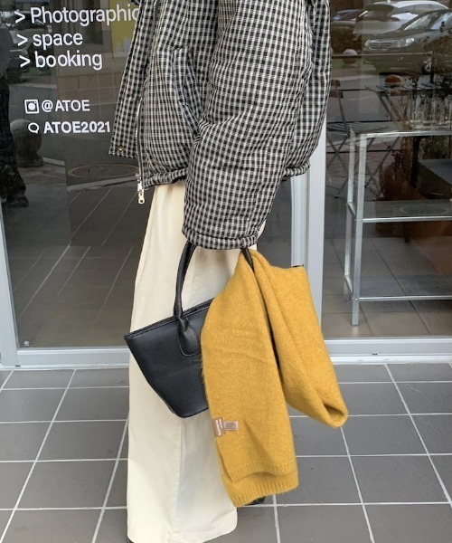 FREE STYLISTS(フリー スタイリスト)の「YUGA_YGMC 2-way boa check pattern blouson coat(ブルゾン・レディース・ブラック/ブラウン・FREE)」の22枚目の写真