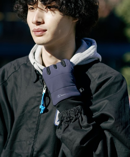 Champion（チャンピオン）の「【CHAMPION/チャンピオン】中綿グローブ（手袋・メンズ・ネイビー/ブラック・FREE）」の12枚目の写真