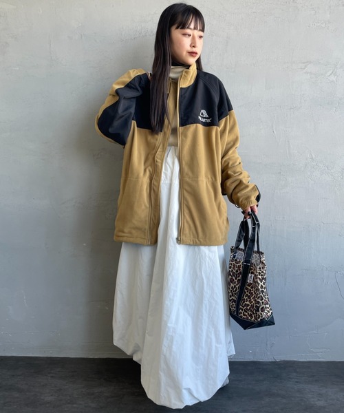JEANS FACTORY Clothes（ジーンズファクトリークローズ）の「[Jeans Factory Clothes/ジーンズファクトリークローズ] ポーラテック フリースジャケット（その他アウター・レディース・ブラック/チャコールグレー/ベージュ・S/M/L）」の8枚目の写真