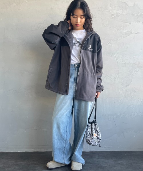JEANS FACTORY Clothes（ジーンズファクトリークローズ）の「[Jeans Factory Clothes/ジーンズファクトリークローズ] ポーラテック フリースジャケット（その他アウター・レディース・ブラック/チャコールグレー/ベージュ・S/M/L）」の6枚目の写真