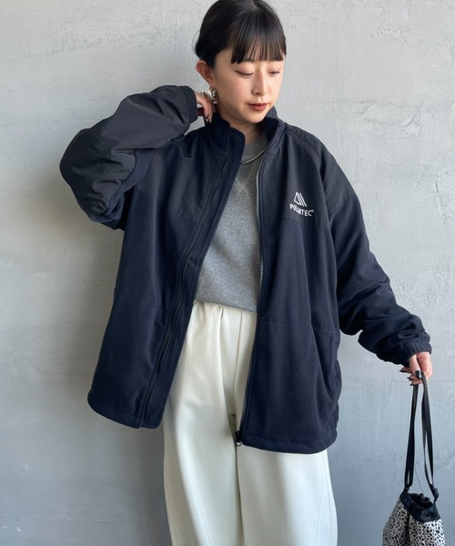 JEANS FACTORY Clothes（ジーンズファクトリークローズ）の「[Jeans Factory Clothes/ジーンズファクトリークローズ] ポーラテック フリースジャケット（その他アウター・レディース・ブラック/チャコールグレー/ベージュ・S/M/L）」の12枚目の写真