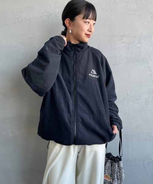 JEANS FACTORY Clothes（ジーンズファクトリークローズ）の「[Jeans Factory Clothes/ジーンズファクトリークローズ] ポーラテック フリースジャケット（その他アウター・レディース・ブラック/チャコールグレー/ベージュ・S/M/L）」の18枚目の写真