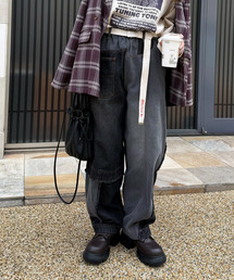 DOUBLE NAME | リビルドダブルデニムパンツ(デニムパンツ)