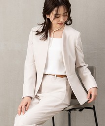 ROBEDECORA（ローブデコラ）の「【洗えて動けるスーツ】ペプラムジャケット&ストレートパンツセット（スーツセット）」