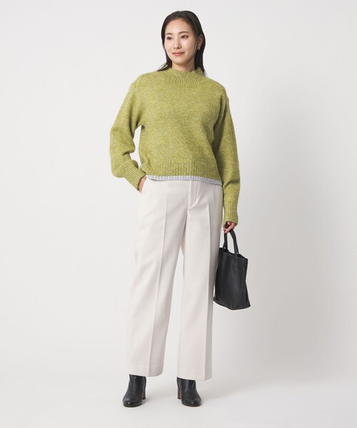 A DAY IN THE LIFE UNITED ARROWS(アデイインザライフユナイテッドアローズ)の「ラメネップ ハイネックニット <A DAY IN THE LIFE>(ニット/セーター・レディース・オフホワイト/ライム/ダークグレー/コバルトブルー・FREE)」の10枚目の写真