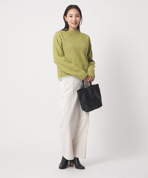 A DAY IN THE LIFE UNITED ARROWS(アデイインザライフユナイテッドアローズ)の「ラメネップ ハイネックニット <A DAY IN THE LIFE>(ニット/セーター・レディース・オフホワイト/ライム/ダークグレー/コバルトブルー・FREE)」の11枚目の写真