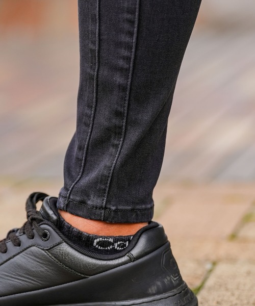 adamsJUGGLER（アダムスジャグラー）の「RTEG I/P デニムロングパンツ（デニムパンツ・メンズ・インディゴブルー/ブラック・S/M/L/XL/XXL）」の10枚目の写真