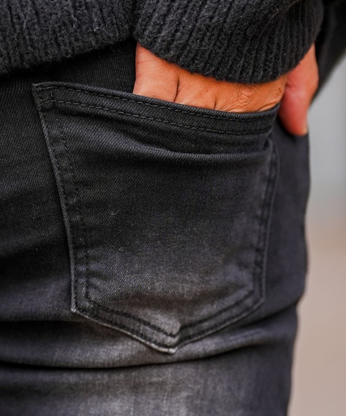adamsJUGGLER（アダムスジャグラー）の「RTEG I/P デニムロングパンツ（デニムパンツ・メンズ・インディゴブルー/ブラック・S/M/L/XL/XXL）」の11枚目の写真