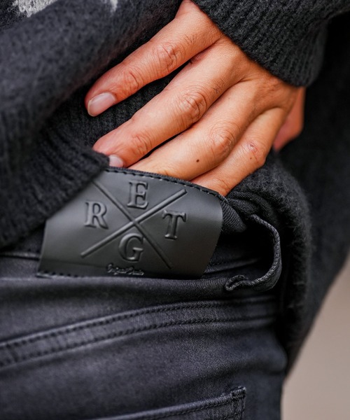 adamsJUGGLER（アダムスジャグラー）の「RTEG I/P デニムロングパンツ（デニムパンツ・メンズ・インディゴブルー/ブラック・S/M/L/XL/XXL）」の12枚目の写真