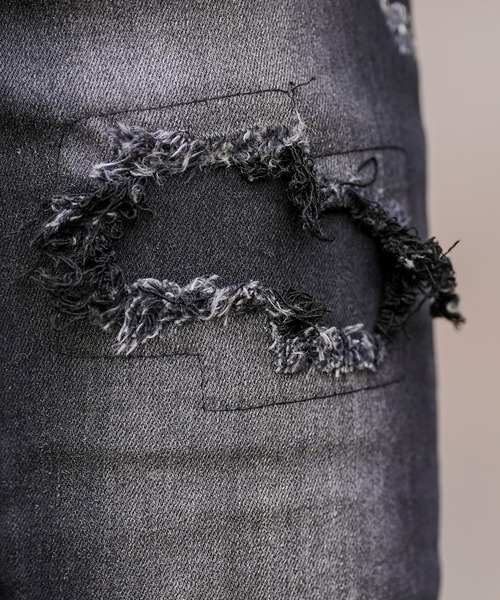 adamsJUGGLER（アダムスジャグラー）の「RTEG I/P デニムロングパンツ（デニムパンツ・メンズ・インディゴブルー/ブラック・S/M/L/XL/XXL）」の13枚目の写真