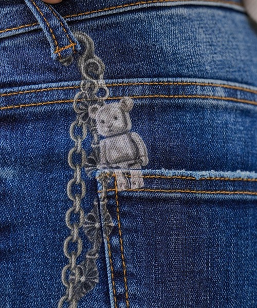 adamsJUGGLER（アダムスジャグラー）の「RTEG I/P デニムロングパンツ（デニムパンツ・メンズ・インディゴブルー/ブラック・S/M/L/XL/XXL）」の18枚目の写真