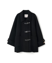 LENINA（レニーナ）の「CAEL handmade wool buckle short coat_BLACK（ダッフルコート）」