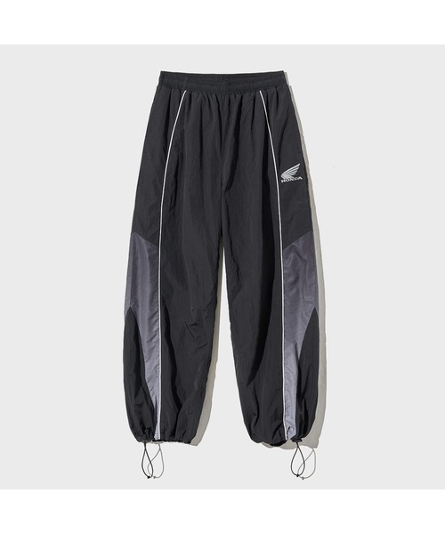 PHYPS MOTORCYCLE(フィップスモーターサイクル)の「Speed Track Solid nylon Pants Black(スウェットパンツ・レディース・その他・X-LARGE/SMALL/MEDIUM/LARGE)」の1枚目の写真