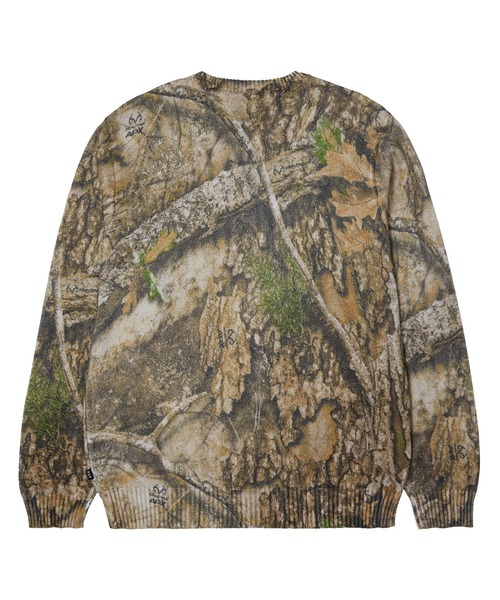 HUF X REALTREE CREWNECK SWEATER 【公式通販】