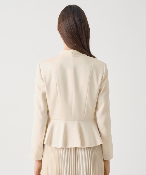 ANAYI（アナイ）の「【Eternal Line 2026】トリアセサテンペプラム ジャケット（その他アウター・レディース・アイボリー/ライトブルー/ネイビー・34/36/38）」の6枚目の写真