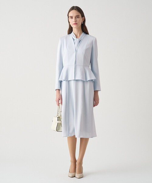 ANAYI（アナイ）の「【Eternal Line 2026】トリアセサテンペプラム ジャケット（その他アウター・レディース・アイボリー/ライトブルー/ネイビー・34/36/38）」の12枚目の写真