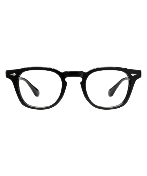 ASHCROFT Ginsberg アシュクロフト度付きメガネ ギンズバーグ45 - 光沢のある黒（メガネ）｜ASHCROFT（アッシュ