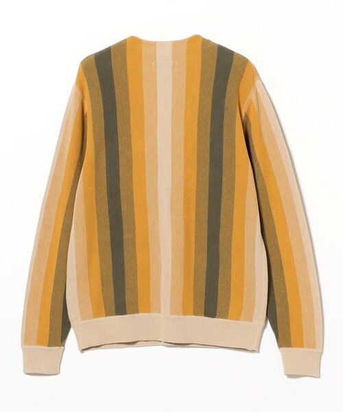 BEAMS PLUS（ビームスプラス）の「マルチ ストライプ カーディガン（カーディガン/ボレロ・メンズ・イエロー/グレー/グリーン・SMALL/X-LARGE/MEDIUM/LARGE）」の10枚目の写真