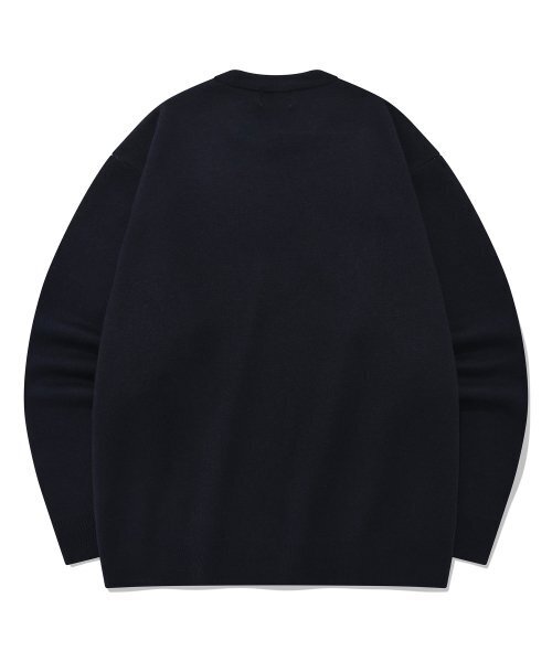 COVERNAT(カバーナット)の「クローバークルーネックニットネイビー(ニット/セーター・レディース・その他・MEDIUM/LARGE)」の2枚目の写真