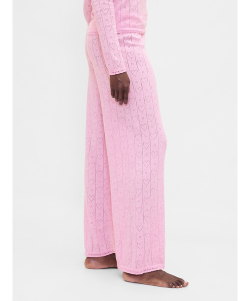 GAP(ギャップ)の「ライトウェイト CashSoft カシミヤタッチ ポインテール ハートパジャマパンツ(ルームウェア/パジャマ・レディース・ライトグレー/ピンク・XS/S/M/L/XXS)」の8枚目の写真